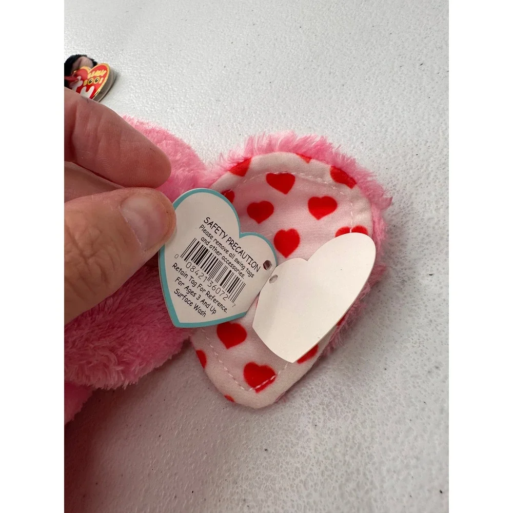 Ty Beanie Boos Butter Cow Tender Elephant Plush Stuffed Animal Toy Lot 6in Pink